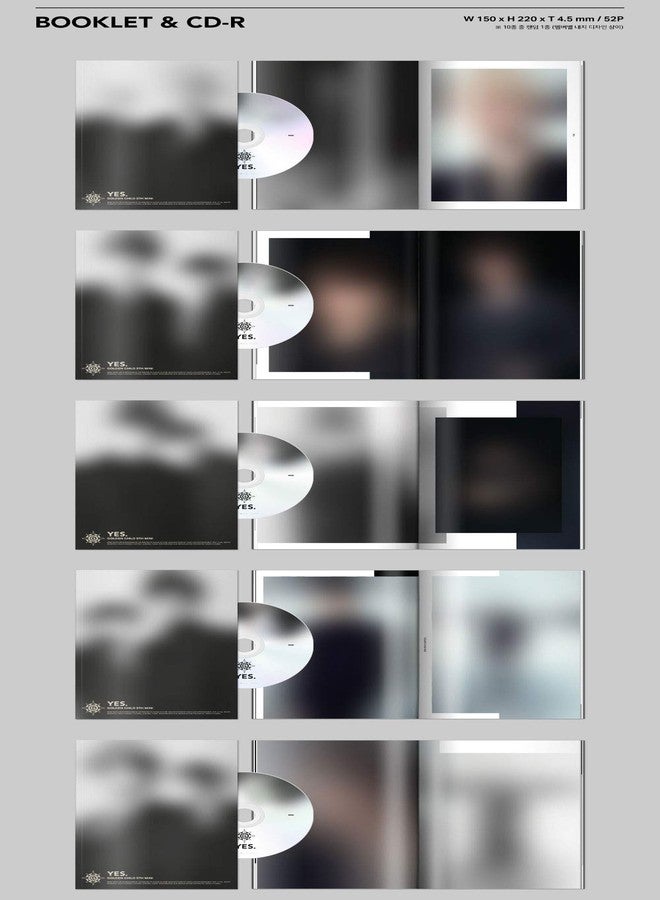 PDTXCLS Woolim Entertainment Golden Child - YES (5th Mini Album) Album+Pre-Order Benefit+Folded Poster+Extra Photocards Set… - Image 3